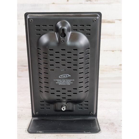 Pair 2 Teac NXT Hi-Fi Flat Thin Panel Speakers 4 Ohm 10 Watt RCA Black 5.5" x 9" - Picture 6 of 8